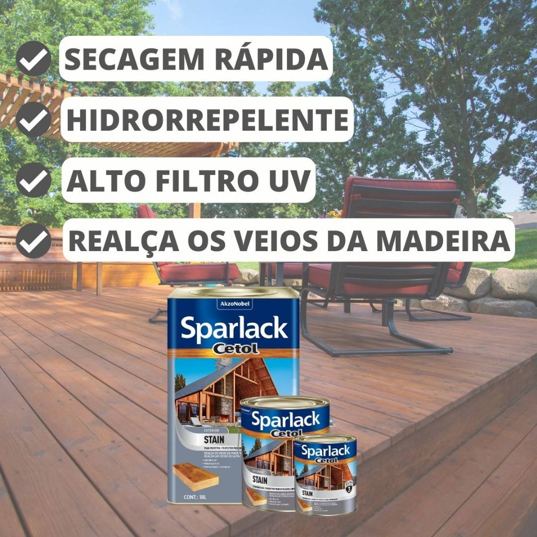 Cetol Stain Imbuia AC 3 anos 18L Sparlack | Big Cores Tintas